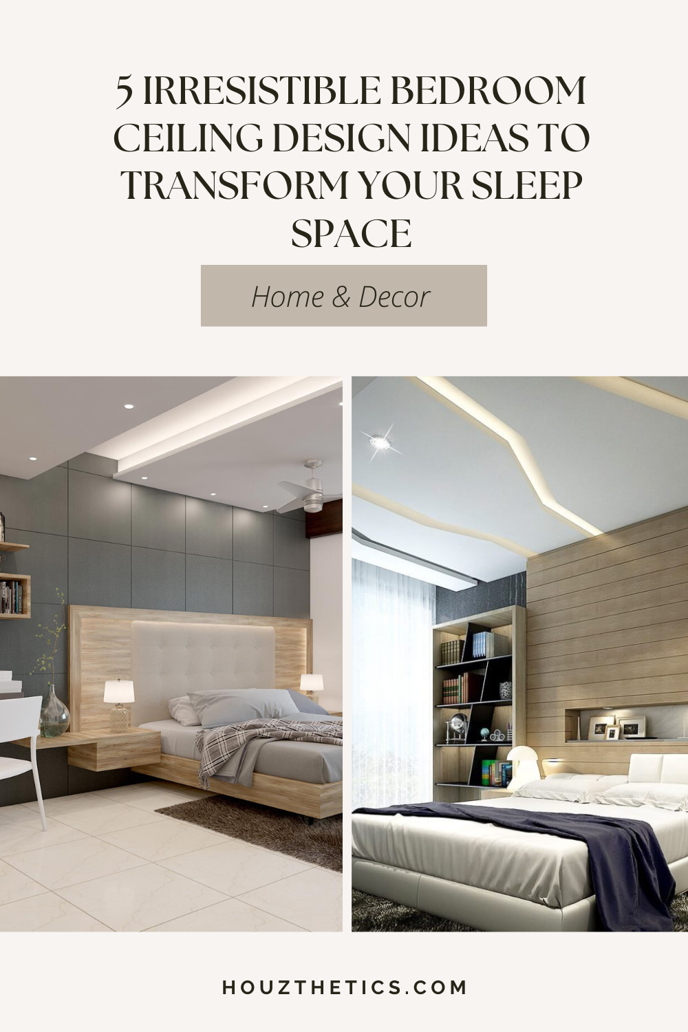 5 Irresistible Bedroom Ceiling Design Ideas To Transform Your Sleep Space