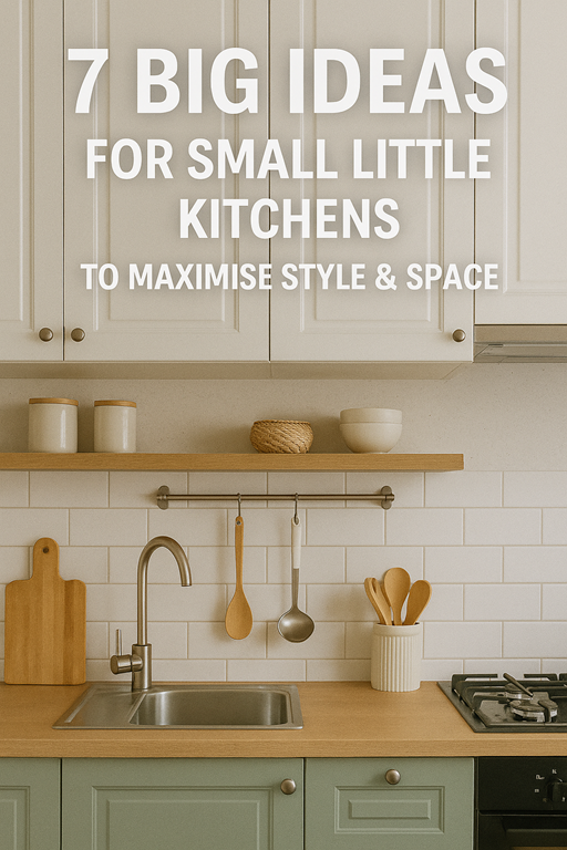 7 Big Ideas for Small Little Kitchens to Maximise Style & Space