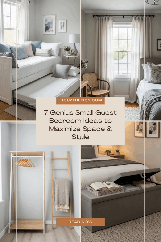 7 Genius Small Guest Bedroom Ideas to Maximize Space & Style
