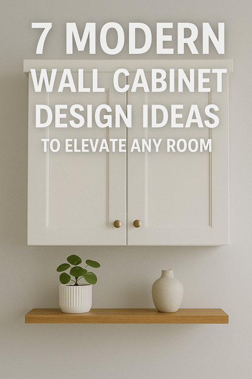 7 Modern Wall Cabinet Design Ideas to Elevate Any Room