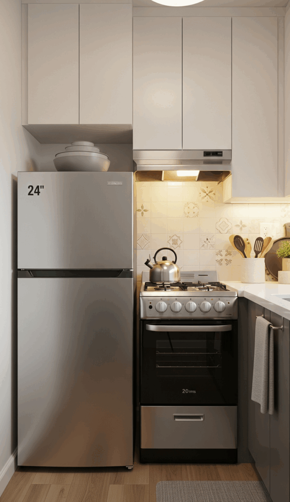 Big Ideas for Small Little Kitchens to Maximise Style & Space Choose Smart, Compact Appliances