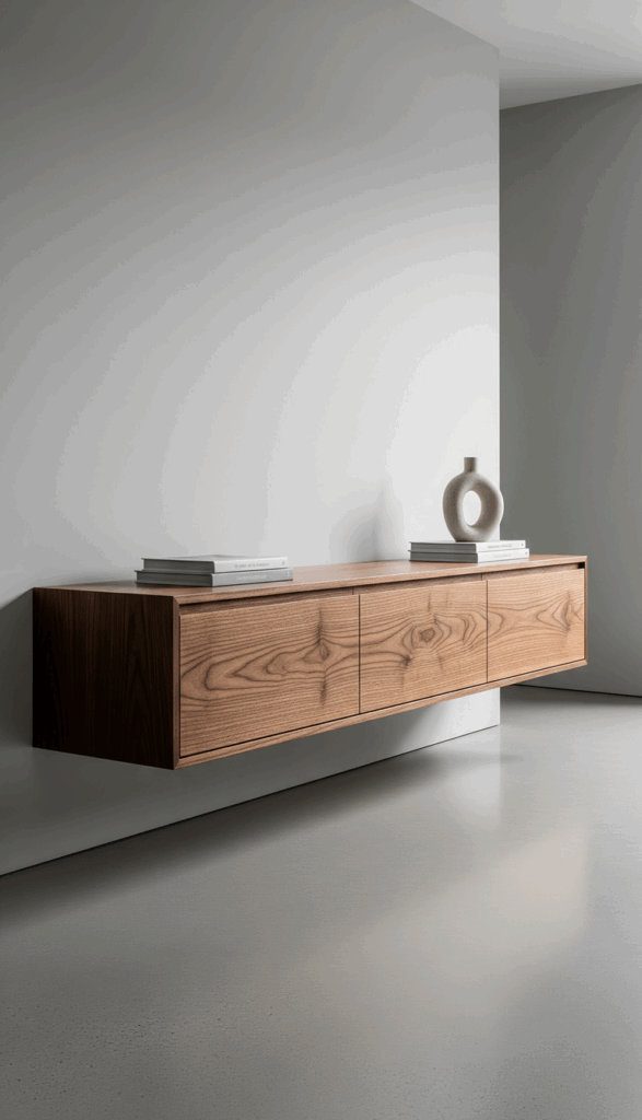 Modern Wall Cabinet Design Ideas to Elevate Any Room The Floating Credenza Sleek and Minimalist