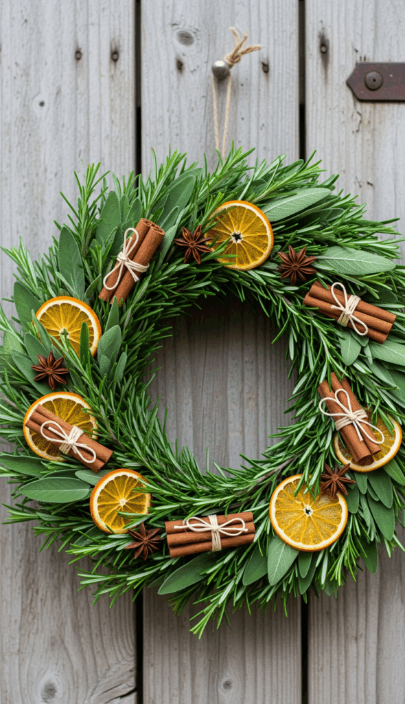 Stunning Fall Wreaths for Your Front Door The Fragrant and Herbal Wreath