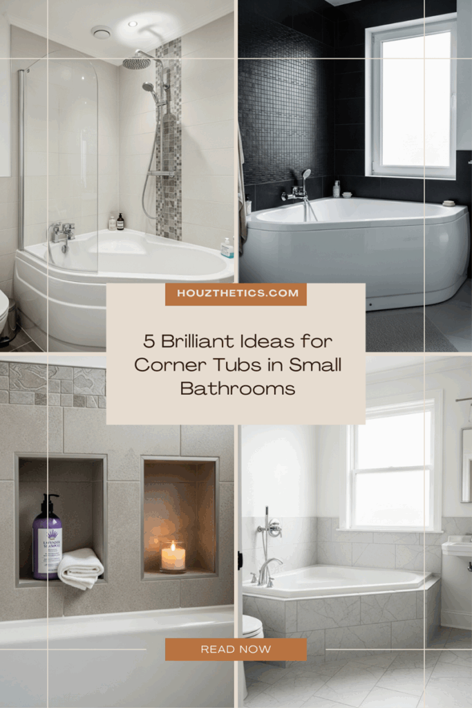 5 Brilliant Ideas for Corner Tubs in Small Bathrooms