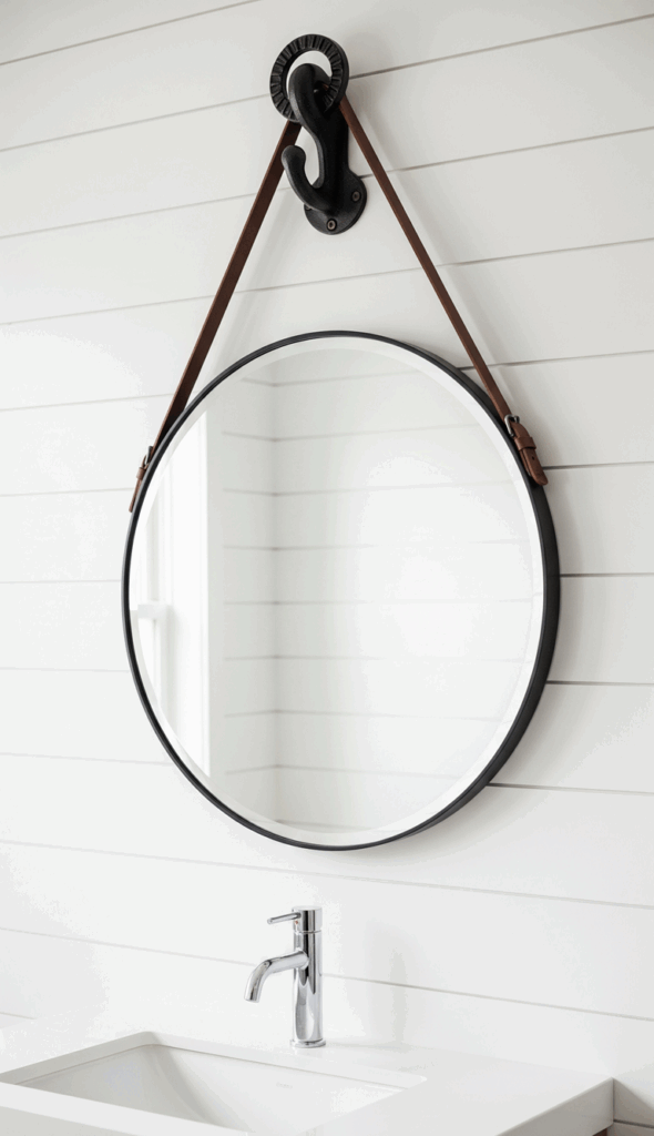 Decorating Ideas for Your Bathroom Mirror Hang It Up Suspend It with Style