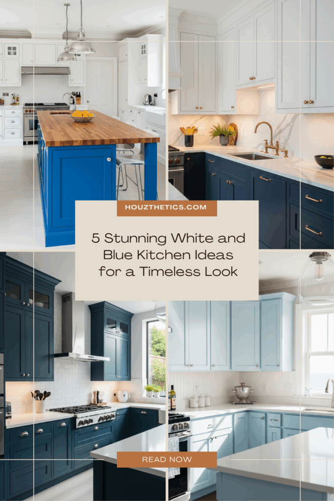 5 Stunning White and Blue Kitchen Ideas for a Timeless Look
