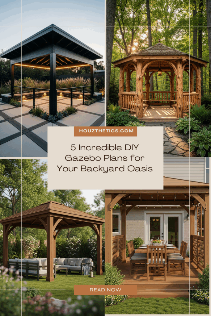 5 Incredible DIY Gazebo Plans for Your Backyard Oasis