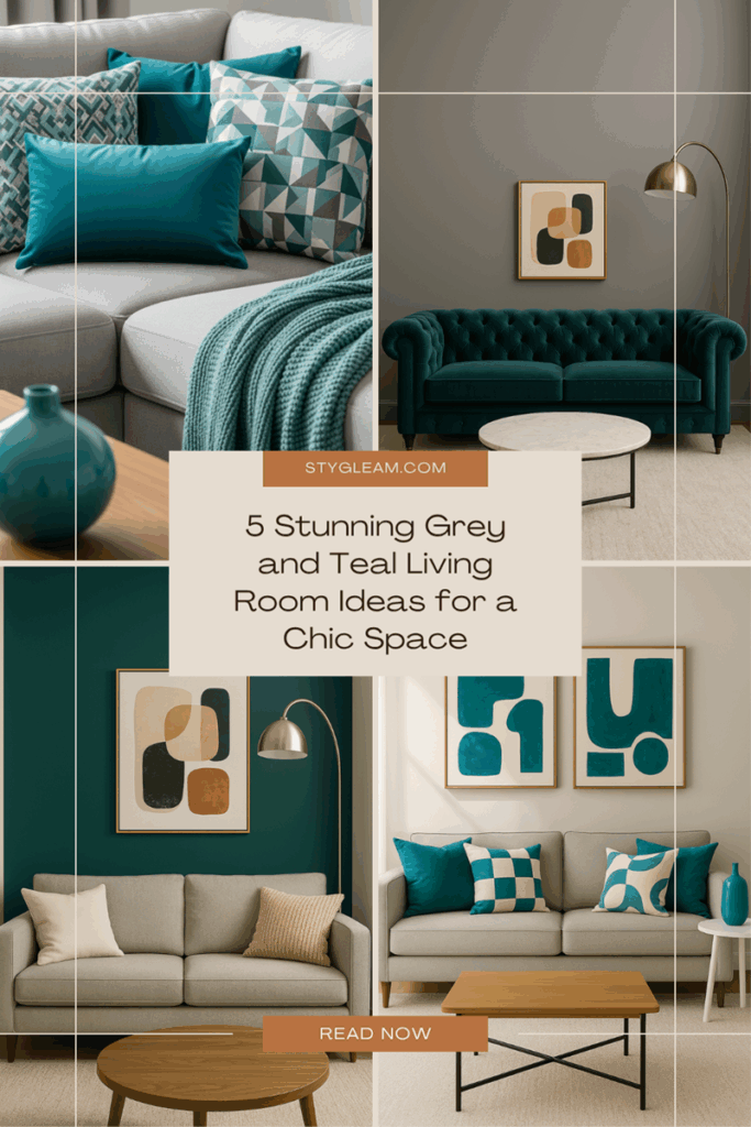 5 Stunning Grey and Teal Living Room Ideas for a Chic Space