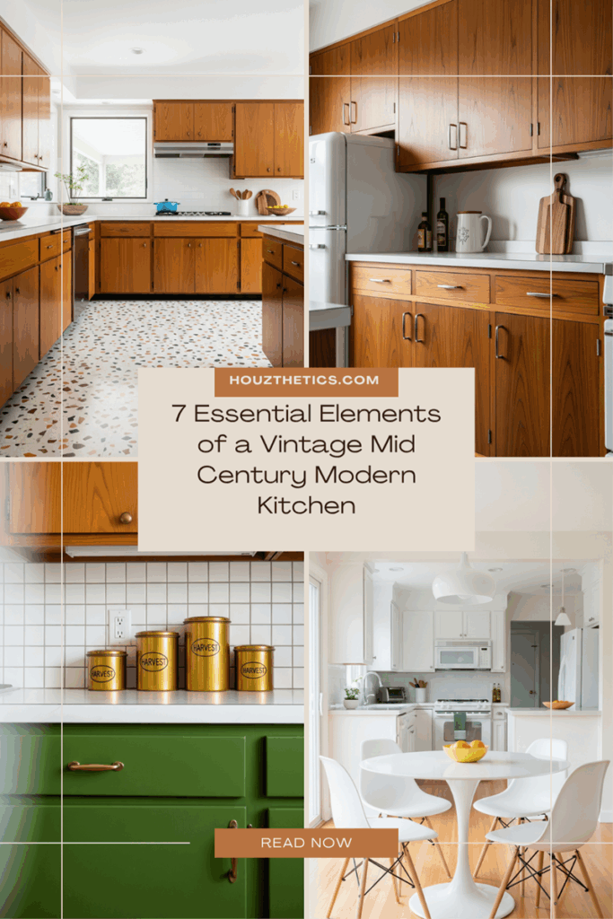 7 Essential Elements of a Vintage Mid Century Modern Kitchen