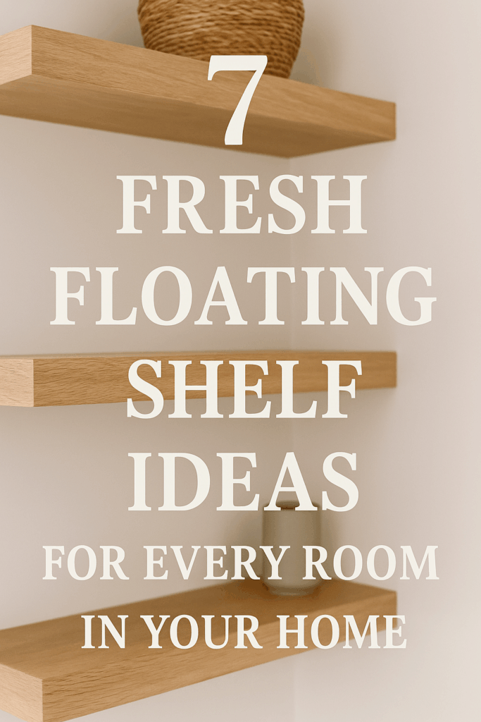 7 Fresh Floating Shelf Ideas for Every Room in Your Home