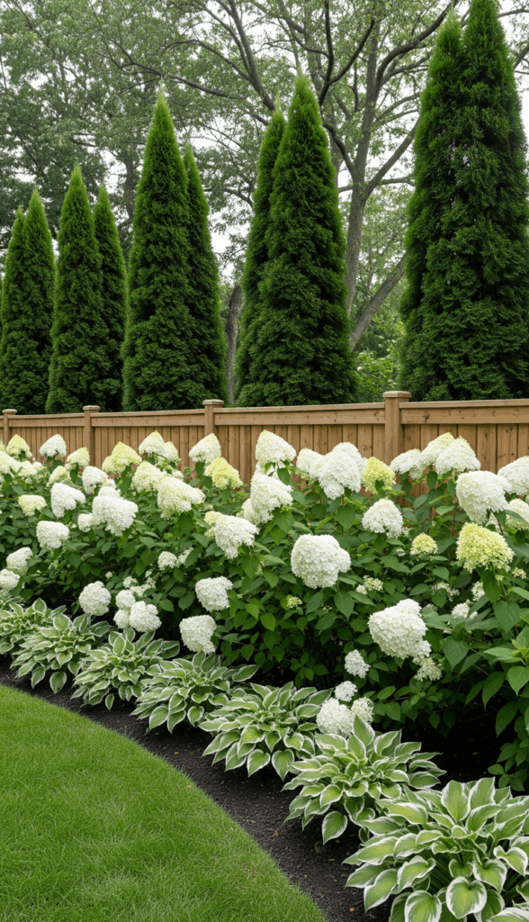 Backyard Landscaping Ideas Along a Fence The Layered Living Privacy Screen
