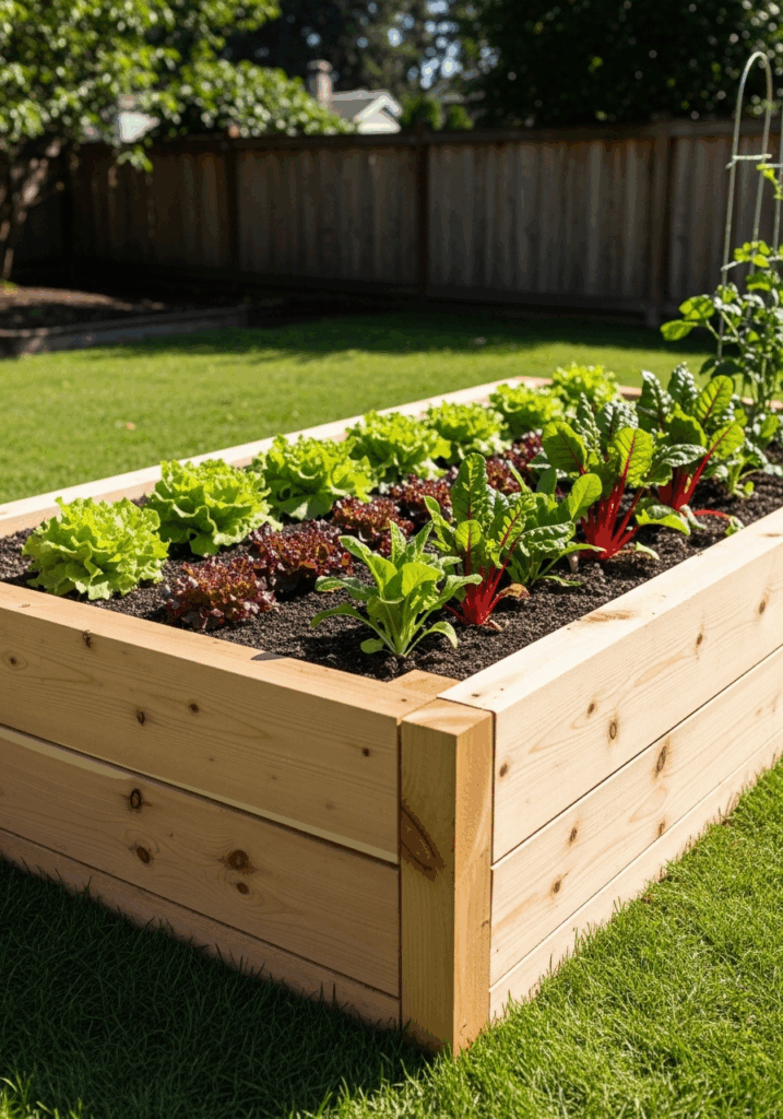 Classic Cedar DIY Raised Garden Bed Plan