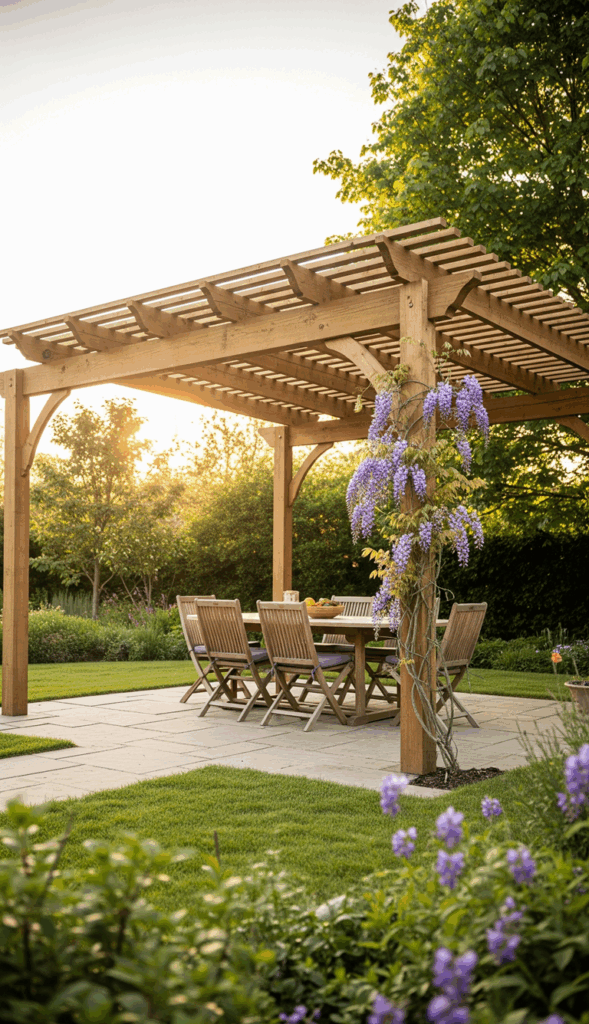 DIY Backyard Shade Ideas The Classic DIY Wooden Pergola