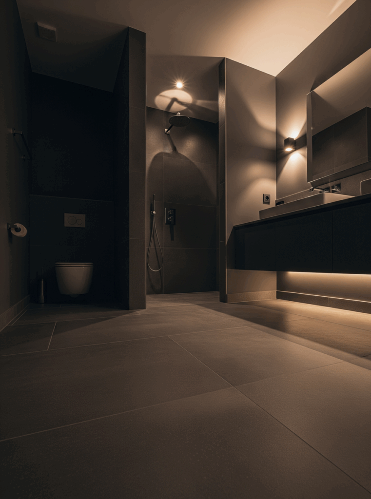 Dark Grey Bathroom Floor Tiles The Moody and Monochromatic Bathroom