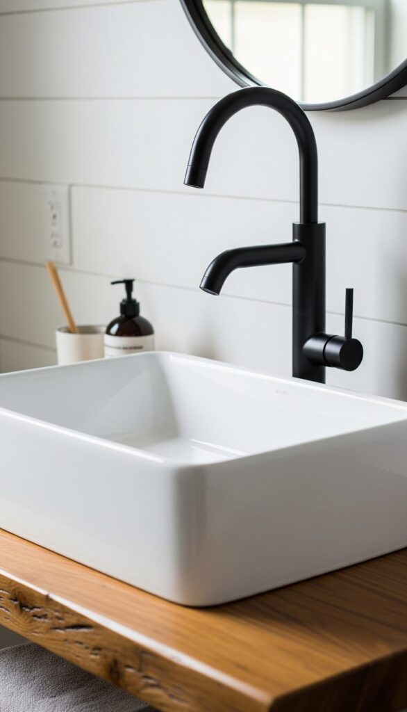 Farmhouse Bathroom Ideas The Iconic Trough or Vessel Sink