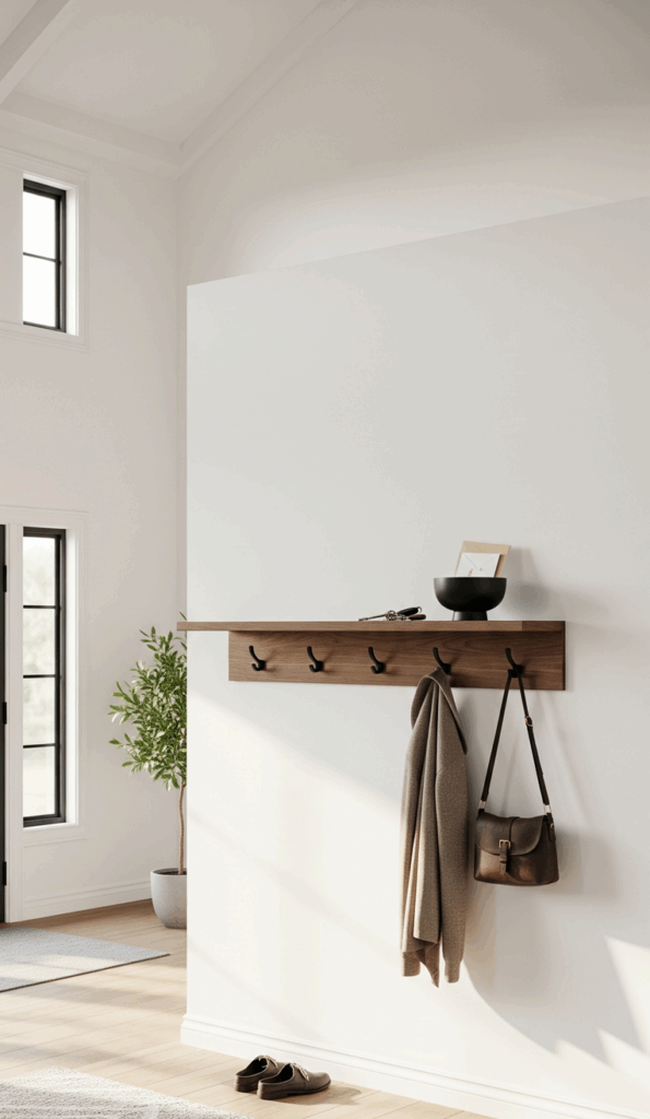 Floating Shelf Ideas The Entryway Drop Zone Creator
