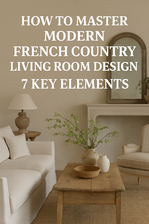 How to Master Modern French Country Living Room Design 7 Key Elements