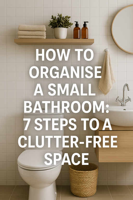 How to Organise a Small Bathroom 7 Steps to a Clutter Free Space