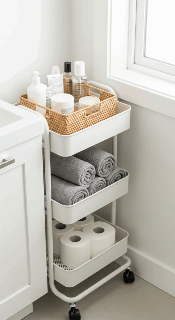 How to Organise a Small Bathroom Choose Smart, Multi Functional Furniture