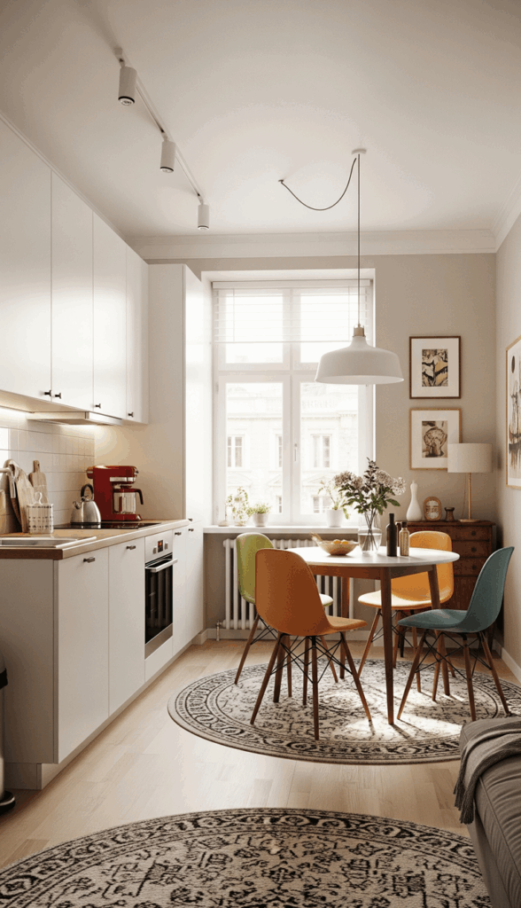 Kitchen Dining Room Layout Ideas The Space Saving One Wall Kitchen with Integrated Dining