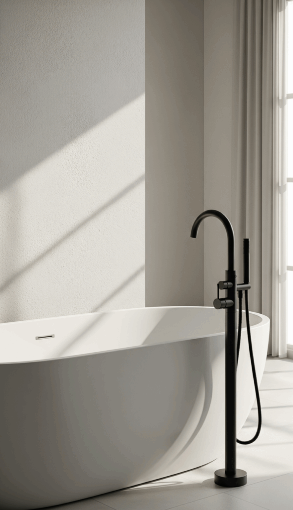 Modern French Country Bathroom The Updated Classic Freestanding Tub
