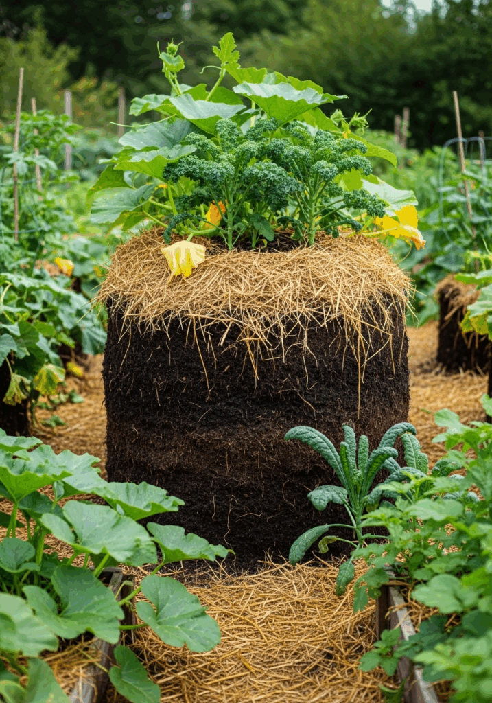 No Build Mounded DIY Raised Garden Bed
