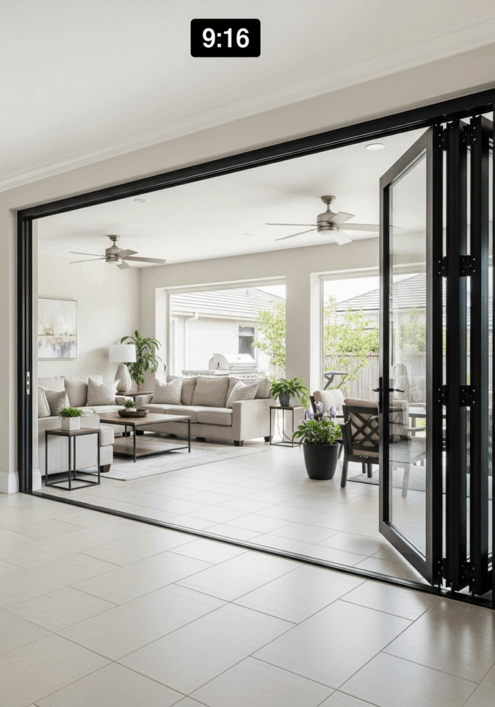 Seamless Indoor Outdoor Flow with a Covered Patio