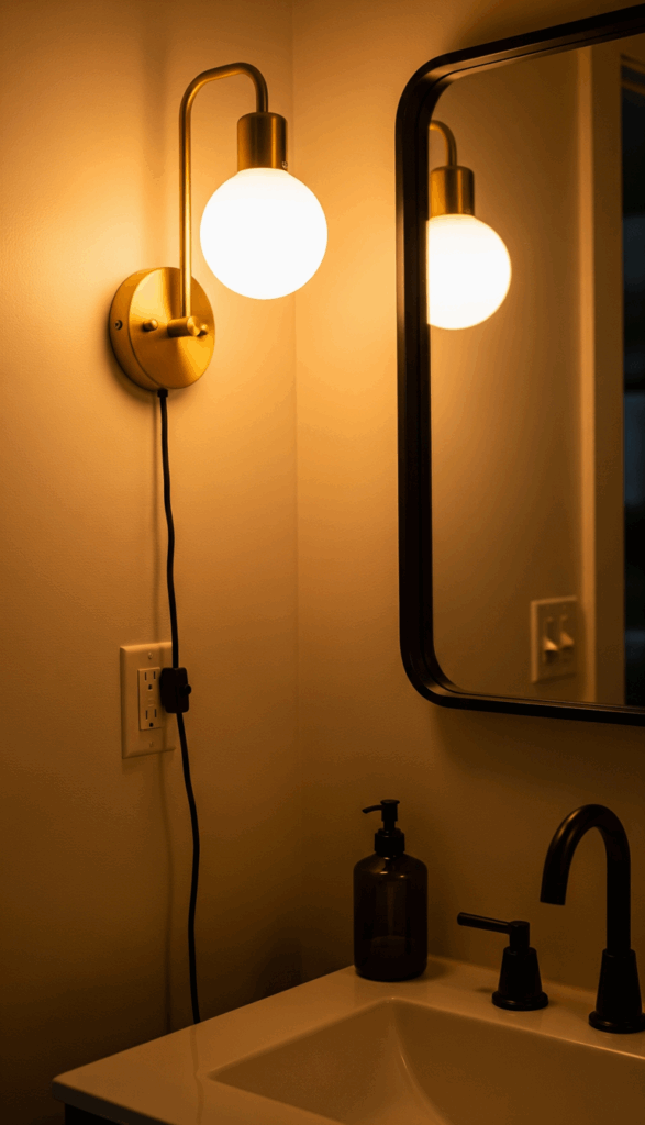 Smart Decorating Ideas for a Small Apartment Bathroom Layer Your Lighting