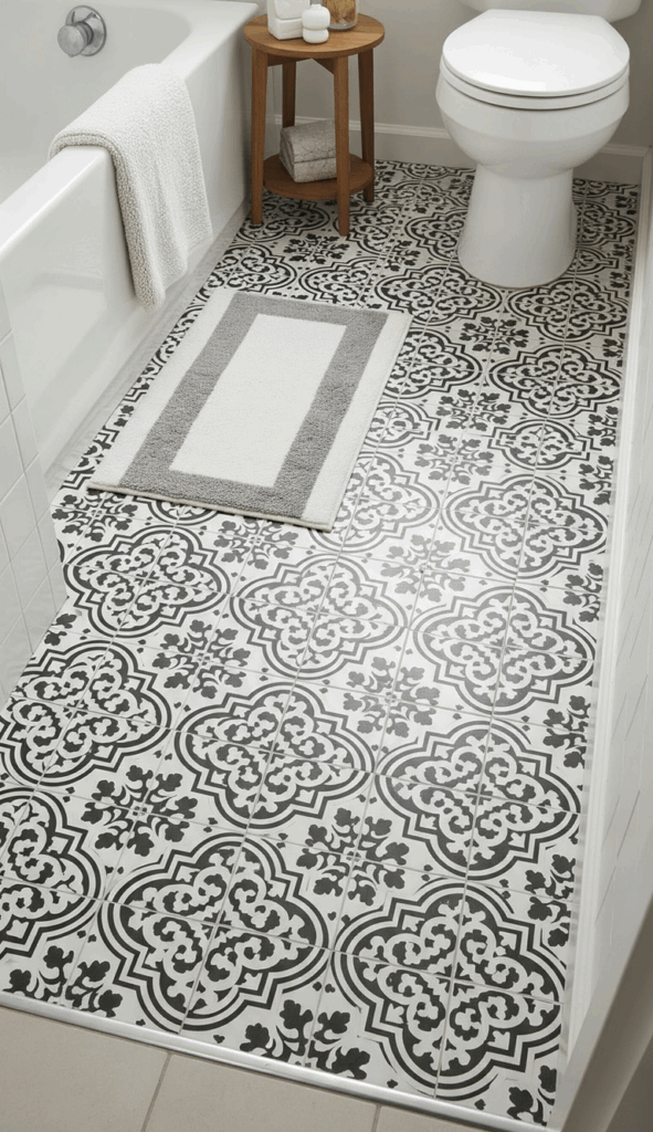 Smart Decorating Ideas for a Small Apartment Bathroom Removable Peel and Stick Solutions