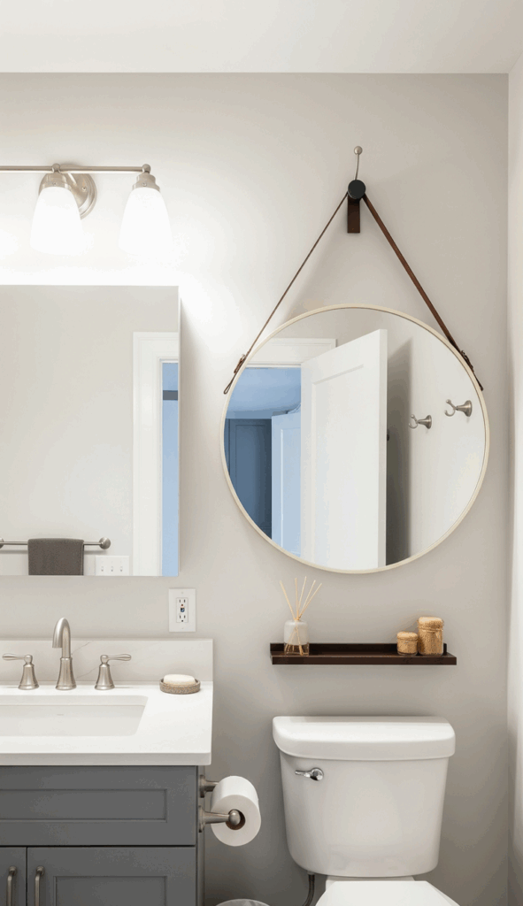 Smart Decorating Ideas for a Small Apartment Bathroom Use Mirrors