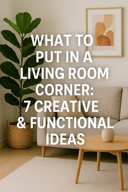 What to Put in a Living Room Corner 7 Creative & Functional Ideas