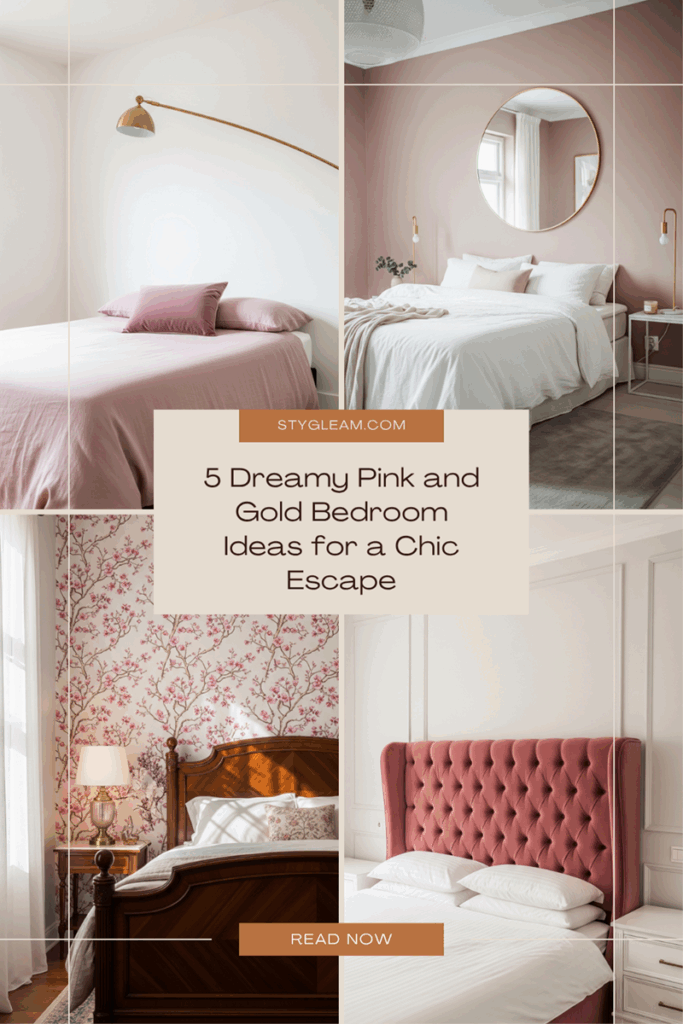 5 Dreamy Pink and Gold Bedroom Ideas for a Chic Escape