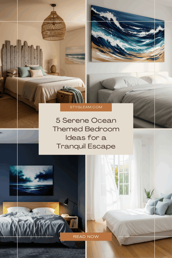 5 Serene Ocean Themed Bedroom Ideas for a Tranquil Escape
