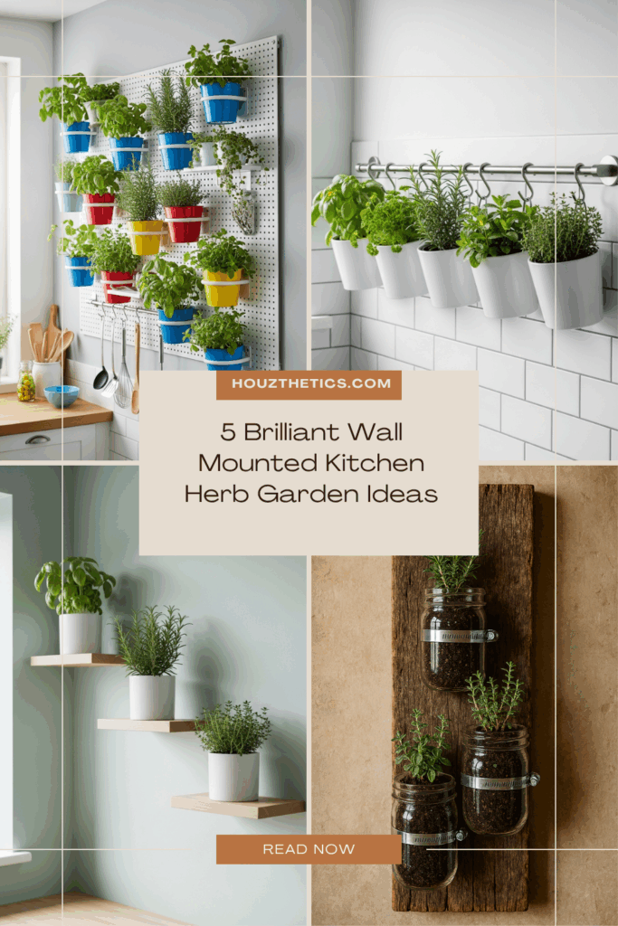 5 Brilliant Wall Mounted Kitchen Herb Garden Ideas