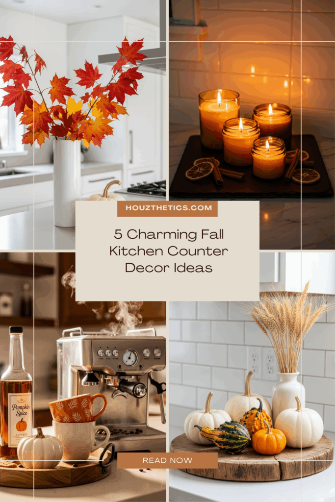 5 Charming Fall Kitchen Counter Decor Ideas