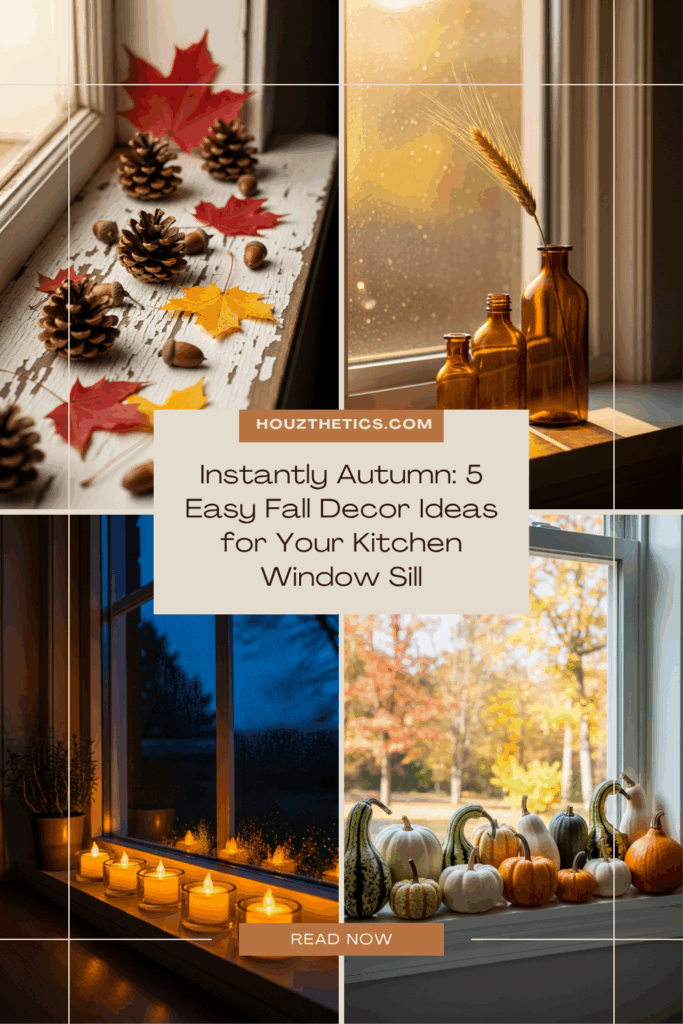 Instantly Autumn 5 Easy Fall Decor Ideas for Your Kitchen Window Sill